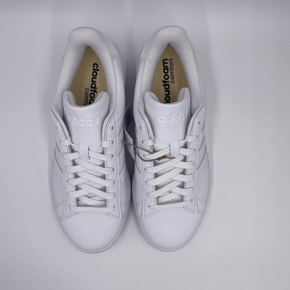 adidas Grand Court 2.0 White Women's Shoes - Picture 5 of 8